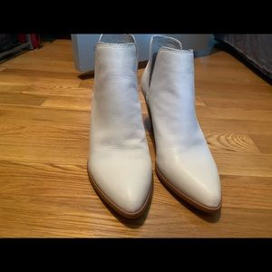 FRYE WHITE BOOTIES